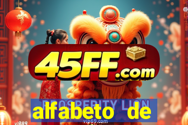 alfabeto de caligrafia bonita